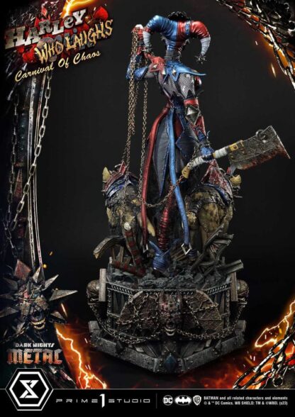 Dark Nights: Metal Museum Masterline Series Statue 1/3 Harley Quinn Who Laughs Concept Design by Caelos D`anda Deluxe Version 78 cm – Bild 19