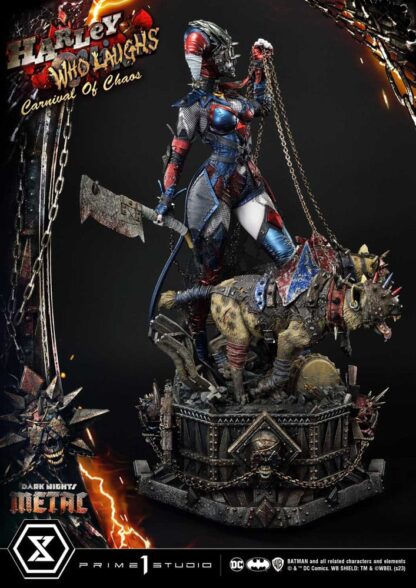 Dark Nights: Metal Museum Masterline Series Statue 1/3 Harley Quinn Who Laughs Concept Design by Caelos D`anda Deluxe Version 78 cm – Bild 20
