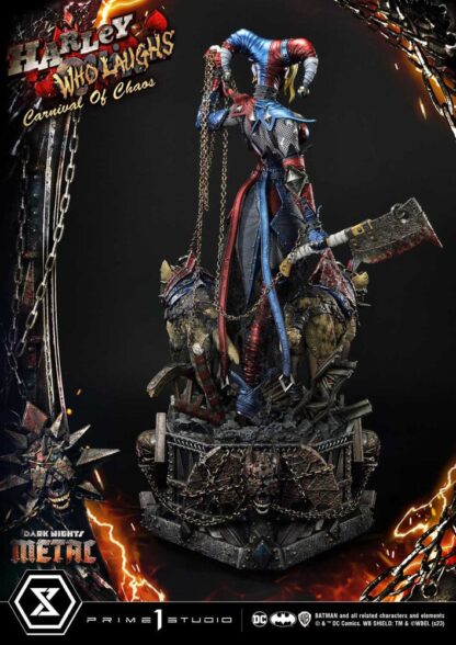 Dark Nights: Metal Museum Masterline Series Statue 1/3 Harley Quinn Who Laughs Concept Design by Caelos D`anda Deluxe Version 78 cm – Bild 22