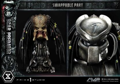 The Alien vs. Predator Museum Masterline Series Statue 1/3 Scar Predator Deluxe Version 93 cm – Bild 3