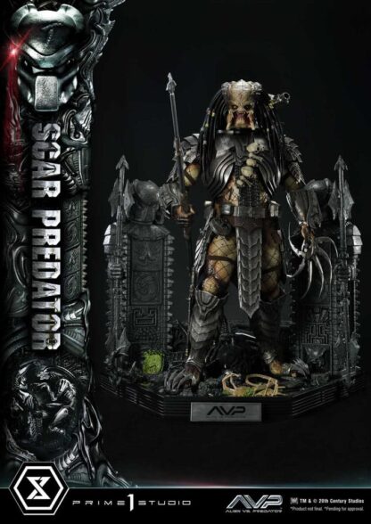 The Alien vs. Predator Museum Masterline Series Statue 1/3 Scar Predator Deluxe Version 93 cm – Bild 6