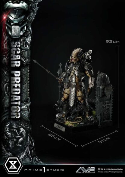 The Alien vs. Predator Museum Masterline Series Statue 1/3 Scar Predator Deluxe Version 93 cm – Bild 7