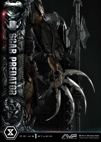 The Alien vs. Predator Museum Masterline Series Statue 1/3 Scar Predator Deluxe Version 93 cm – Bild 10