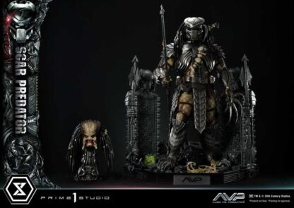 The Alien vs. Predator Museum Masterline Series Statue 1/3 Scar Predator Deluxe Version 93 cm – Bild 17