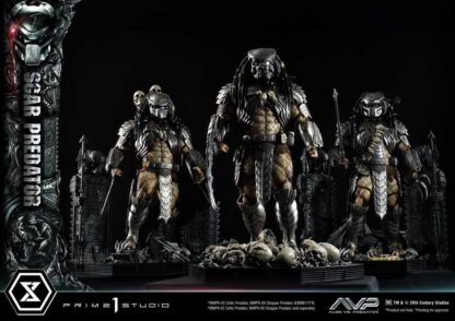 The Alien vs. Predator Museum Masterline Series Statue 1/3 Scar Predator Deluxe Version 93 cm – Bild 21