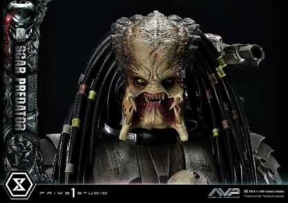 The Alien vs. Predator Museum Masterline Series Statue 1/3 Scar Predator Deluxe Bonus Version 93 cm – Bild 9