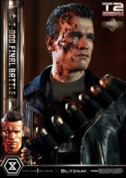 Terminator 2 Museum Masterline Series Statue 1/3 T-800 Final Battle Deluxe Version 75 cm – Bild 3