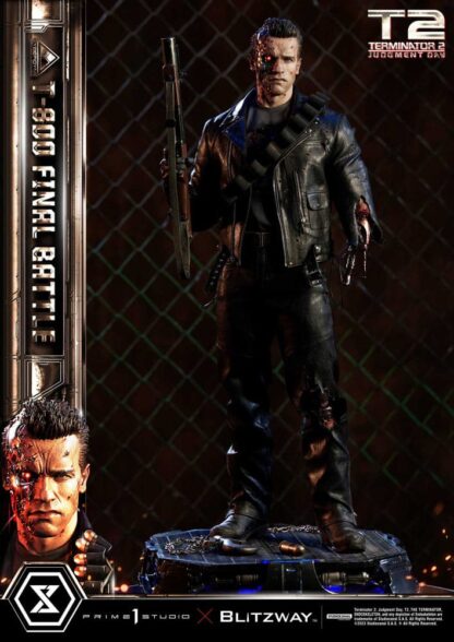 Terminator 2 Museum Masterline Series Statue 1/3 T-800 Final Battle Deluxe Version 75 cm – Bild 6