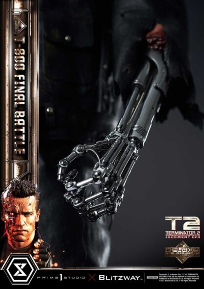Terminator 2 Museum Masterline Series Statue 1/3 T-800 Final Battle Deluxe Version 75 cm – Bild 17