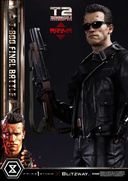 Terminator 2 Museum Masterline Series Statue 1/3 T-800 Final Battle Deluxe Bonus Version 75 cm – Bild 6