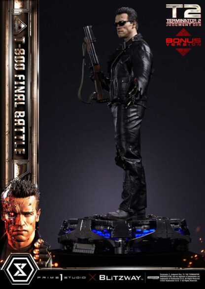 Terminator 2 Museum Masterline Series Statue 1/3 T-800 Final Battle Deluxe Bonus Version 75 cm – Bild 10