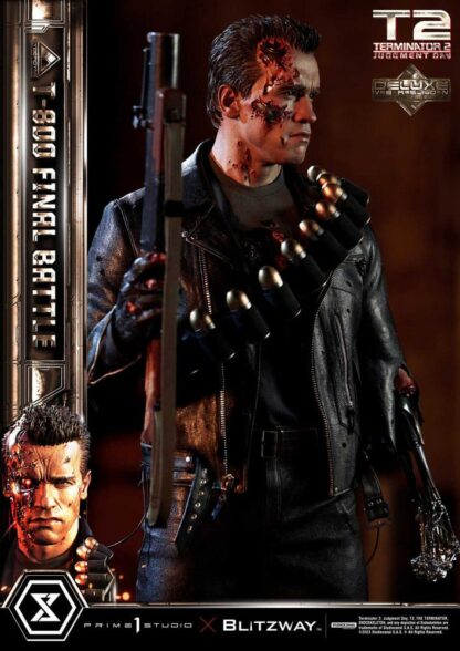 Terminator 2 Museum Masterline Series Statue 1/3 T-800 Final Battle Deluxe Bonus Version 75 cm – Bild 13