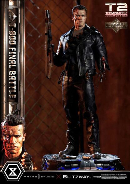 Terminator 2 Museum Masterline Series Statue 1/3 T-800 Final Battle Deluxe Bonus Version 75 cm – Bild 14