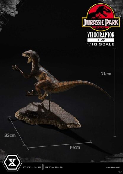 Jurassic Park Prime Collectibles Statue 1/10 Velociraptor Jump 21 cm – Bild 3