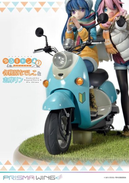 Laid-Back Camp Prisma Wing PVC Statue 1/7 Nadeshiko Kagamihara & Rin Shima 24 cm – Bild 4