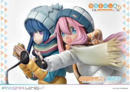 Laid-Back Camp Prisma Wing PVC Statue 1/7 Nadeshiko Kagamihara & Rin Shima 24 cm – Bild 9
