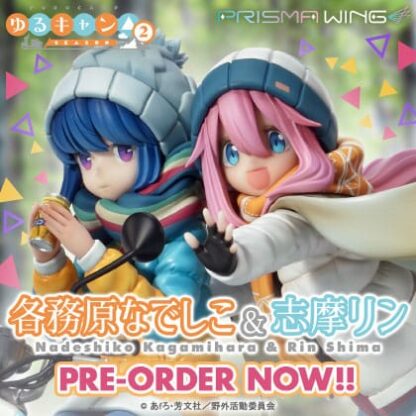 Laid-Back Camp Prisma Wing PVC Statue 1/7 Nadeshiko Kagamihara & Rin Shima 24 cm – Bild 13
