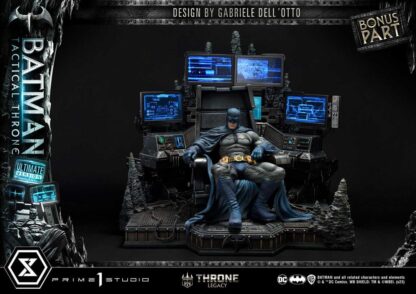 DC Comics Throne Legacy Collection Statue 1/3 Batman Tactical Throne Ultimate Bonus Version 57 cm – Bild 7