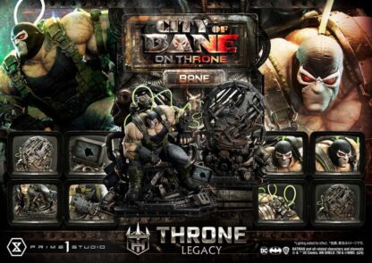 DC Comics Throne Legacy Collection Statue 1/4 Batman Bane on Throne Deluxe Bonus Version 61 cm – Bild 2