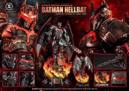 Batman Ultimate Premium Masterline Series Statue Hellbat Concept Design by Josh Nizzi Regular Version 76 cm – Bild 2