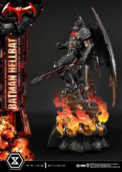 Batman Ultimate Premium Masterline Series Statue Hellbat Concept Design by Josh Nizzi Regular Version 76 cm – Bild 4