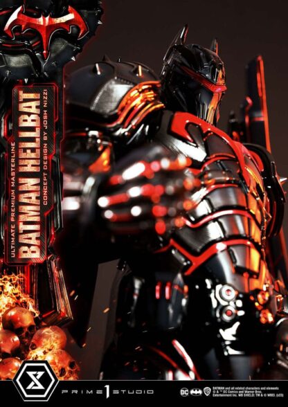 Batman Ultimate Premium Masterline Series Statue Hellbat Concept Design by Josh Nizzi Regular Version 76 cm – Bild 12