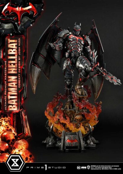 Batman Ultimate Premium Masterline Series Statue Hellbat Concept Design by Josh Nizzi Regular Version 76 cm – Bild 13