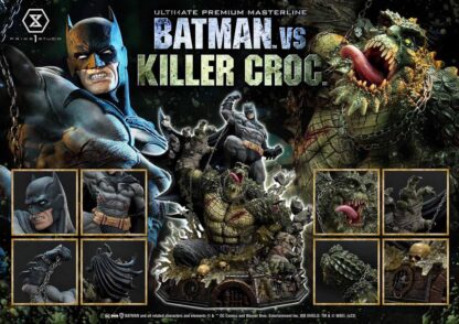 Batman Ultimate Premium Masterline Series Statue Batman Versus Killer Croc 71 cm – Bild 3