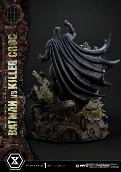 Batman Ultimate Premium Masterline Series Statue Batman Versus Killer Croc 71 cm – Bild 5