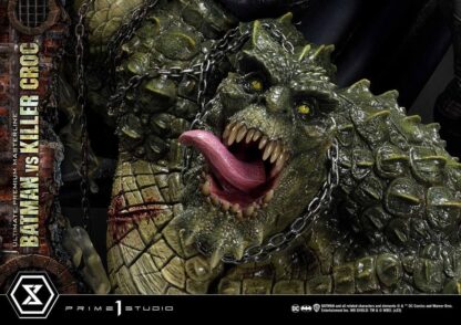 Batman Ultimate Premium Masterline Series Statue Batman Versus Killer Croc 71 cm – Bild 9