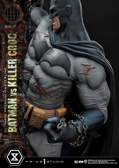 Batman Ultimate Premium Masterline Series Statue Batman Versus Killer Croc 71 cm – Bild 16