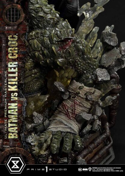 Batman Ultimate Premium Masterline Series Statue Batman Versus Killer Croc 71 cm – Bild 25