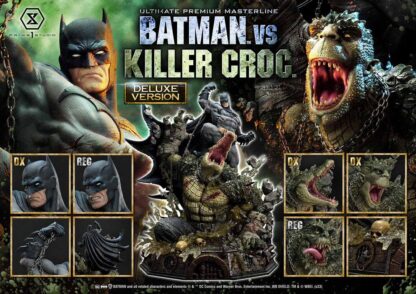 Batman Ultimate Premium Masterline Series Statue Batman Versus Killer Croc Deluxe Bonus Version 71 cm – Bild 5