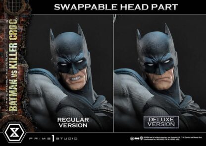 Batman Ultimate Premium Masterline Series Statue Batman Versus Killer Croc Deluxe Bonus Version 71 cm – Bild 6