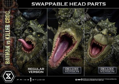 Batman Ultimate Premium Masterline Series Statue Batman Versus Killer Croc Deluxe Bonus Version 71 cm – Bild 7