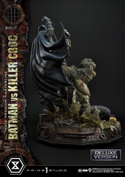 Batman Ultimate Premium Masterline Series Statue Batman Versus Killer Croc Deluxe Bonus Version 71 cm – Bild 10