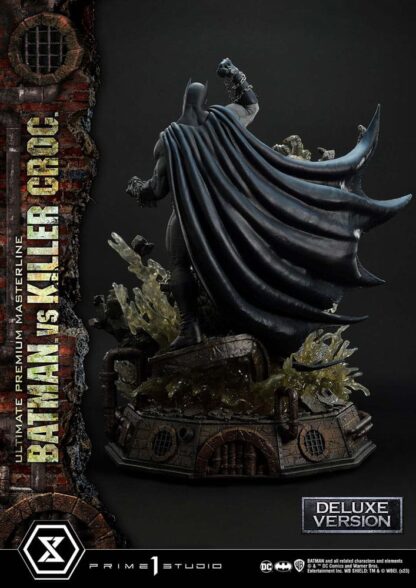 Batman Ultimate Premium Masterline Series Statue Batman Versus Killer Croc Deluxe Bonus Version 71 cm – Bild 14