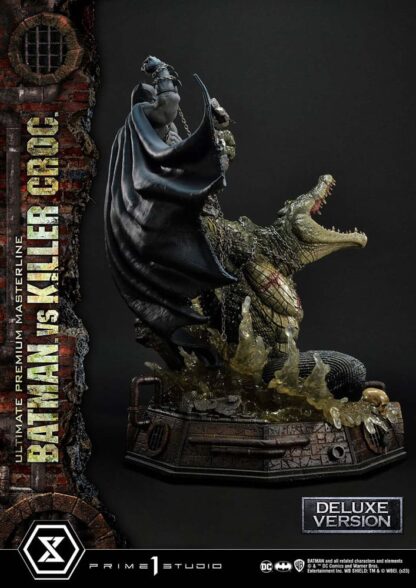 Batman Ultimate Premium Masterline Series Statue Batman Versus Killer Croc Deluxe Bonus Version 71 cm – Bild 15