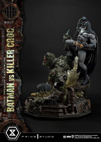 Batman Ultimate Premium Masterline Series Statue Batman Versus Killer Croc Deluxe Bonus Version 71 cm – Bild 21