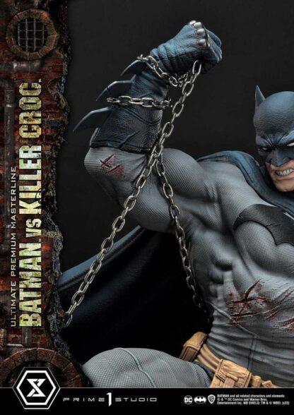 Batman Ultimate Premium Masterline Series Statue Batman Versus Killer Croc Deluxe Bonus Version 71 cm – Bild 23