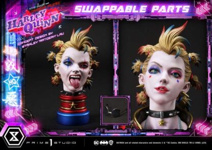 Batman Ultimate Premium Masterline Series Statue Cyberpunk Harley Quinn 60 cm – Bild 3