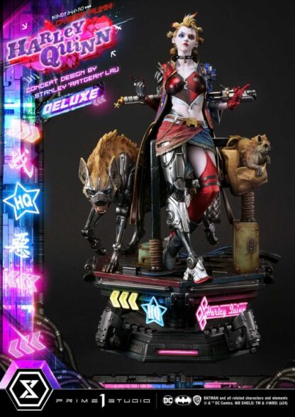 Batman Ultimate Premium Masterline Series Statue Cyberpunk Harley Quinn Deluxe Version 60 cm – Bild 5