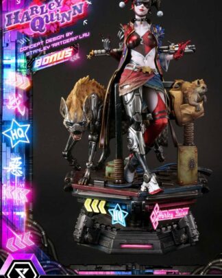 Batman Ultimate Premium Masterline Series Statue Cyberpunk Harley Quinn Deluxe Bonus Version 60 cm
