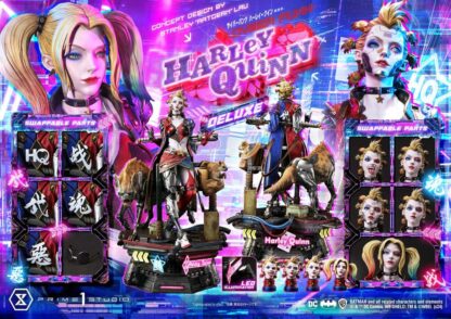 Batman Ultimate Premium Masterline Series Statue Cyberpunk Harley Quinn Deluxe Bonus Version 60 cm – Bild 3