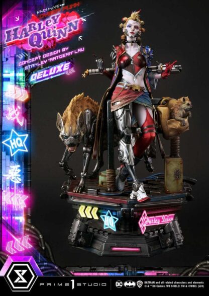 Batman Ultimate Premium Masterline Series Statue Cyberpunk Harley Quinn Deluxe Bonus Version 60 cm – Bild 6