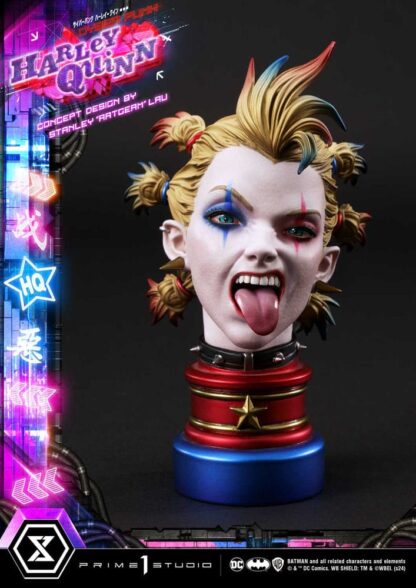 Batman Ultimate Premium Masterline Series Statue Cyberpunk Harley Quinn Deluxe Bonus Version 60 cm – Bild 12