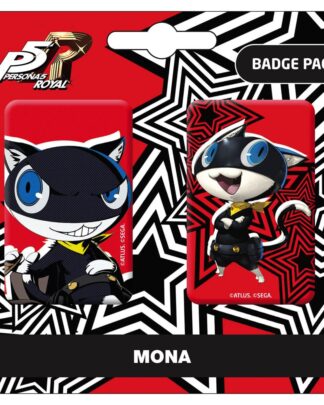 Persona 5 Royal Ansteck-Buttons Doppelpack Mona / Morgana