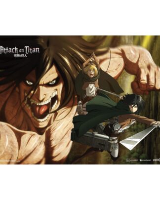 Attack On Titan Fabric Poster Attack Titan 84 x 118 cm