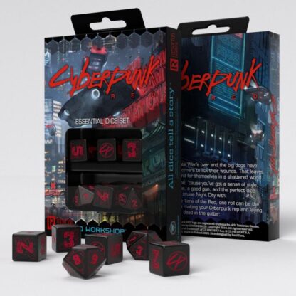 Cyberpunk Würfel Set Night City Essential (6) – Bild 2