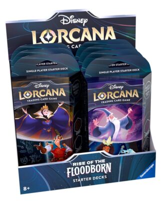 Disney Lorcana TCG Rise of the Floodborn Starter Decks Display (8) *Englische Edition*
